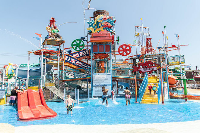 The Perfect Storm interactive water play structure